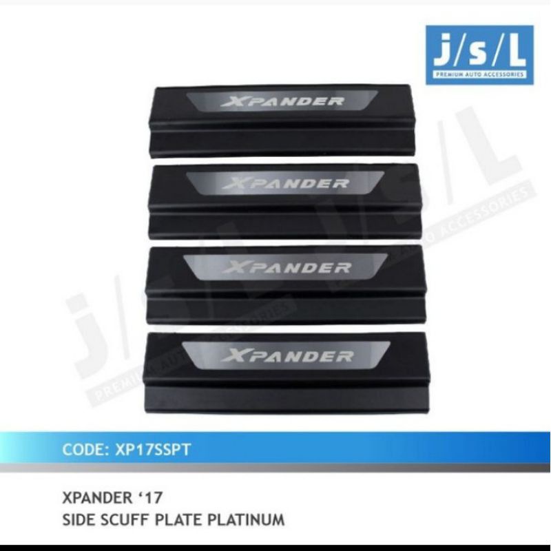 Sillplate samping mobil xpander combinasi platinu