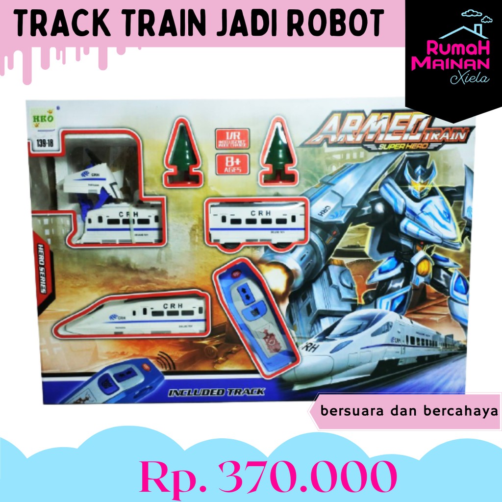 TRACK TRAIN JADI ROBOT - MAINAN KERETA API ROBOT TRACK - 1883
