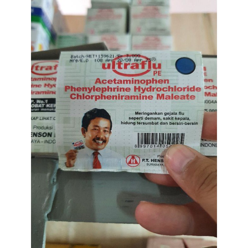 Ultraflu tab 1 strip ( isi 4 tab )