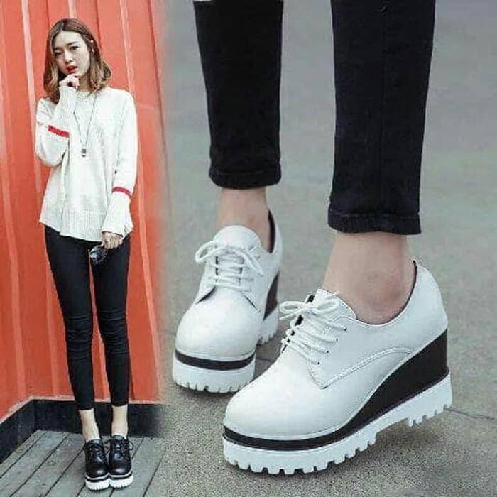 SEPATU BOOT DOCMAR PUTIH - Putih, 37 Diskon T Diskon T