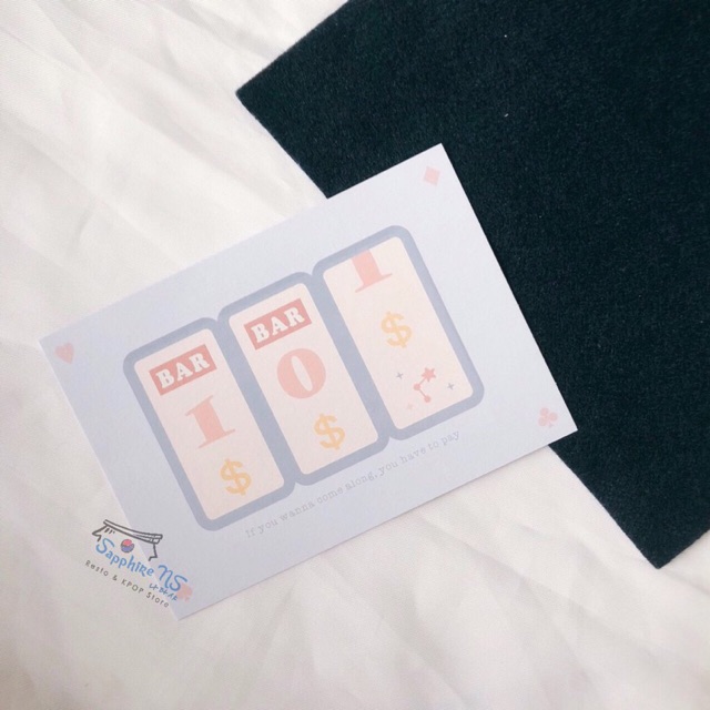 WANNA ONE BAR POSTCARD