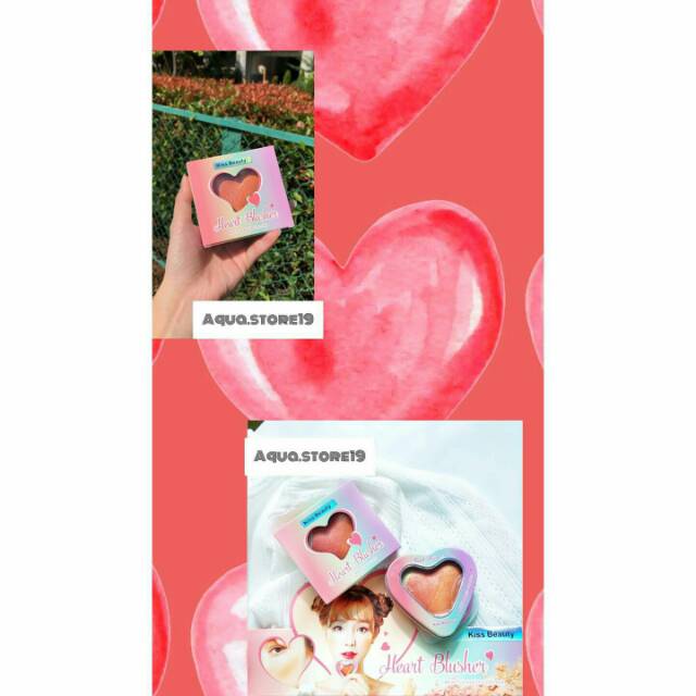 Heart blusher