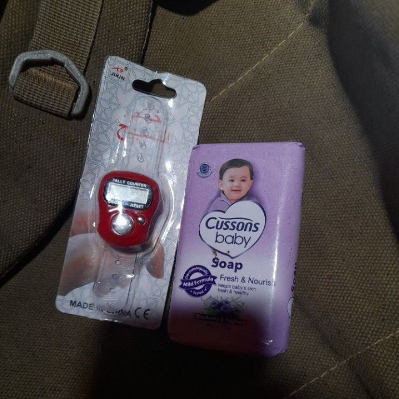 tasbih digital + 1 sabun cussons