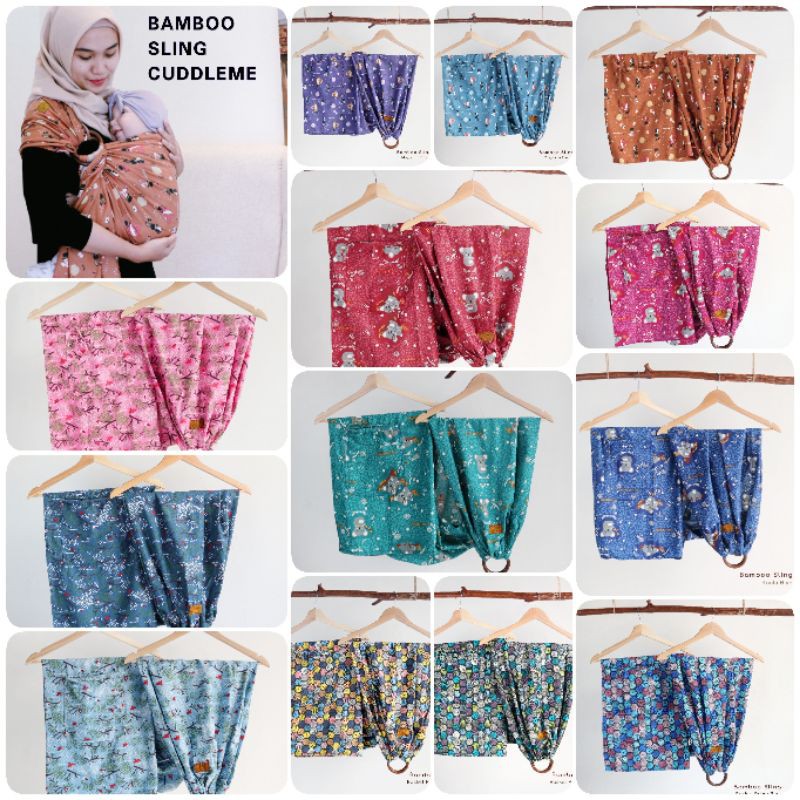 [Bisa COD] Ringsling BAMBOO cuddle me