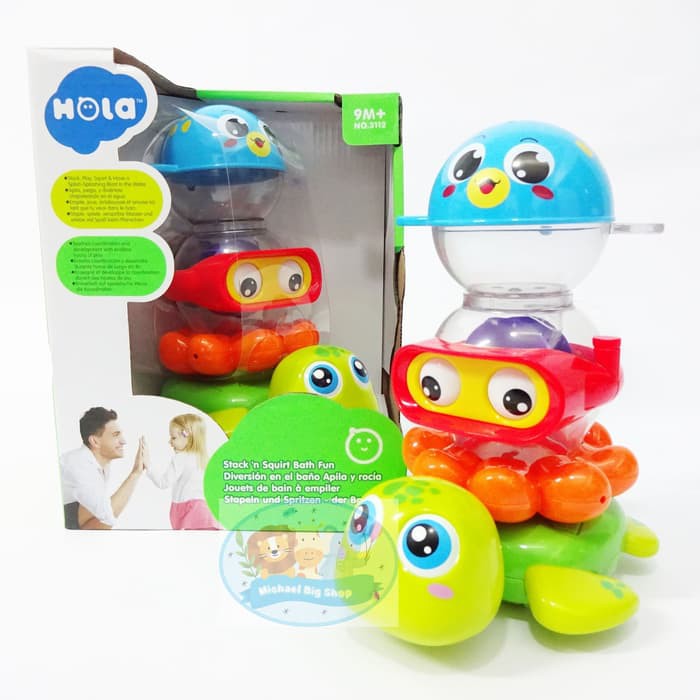 Mainan Mandi Bayi Bath Fun Stack and Squirt 3532