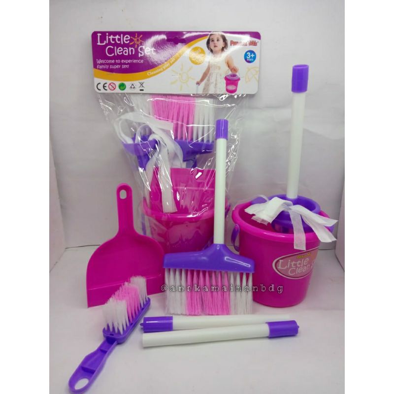 mainan little clean set