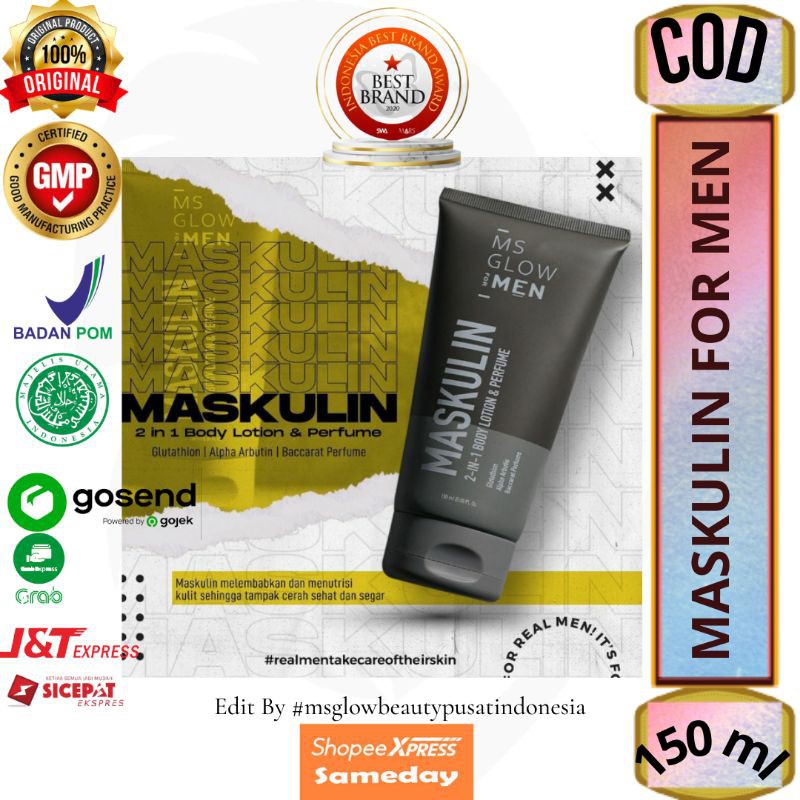 MSGLOW MASKULIN FOR MEN