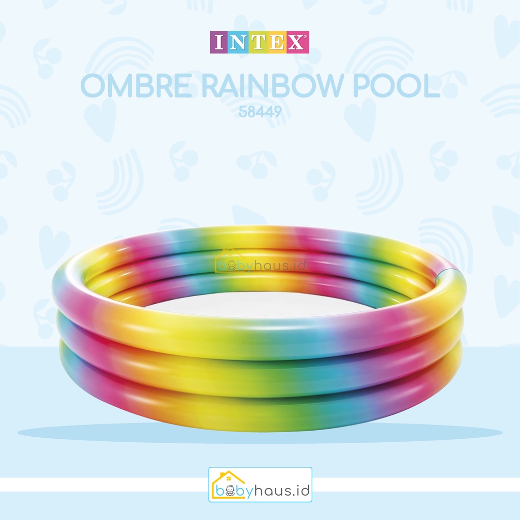 INTEX - OMBRE RAINBOW POOL 58449