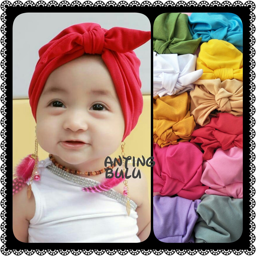anting bulu turban