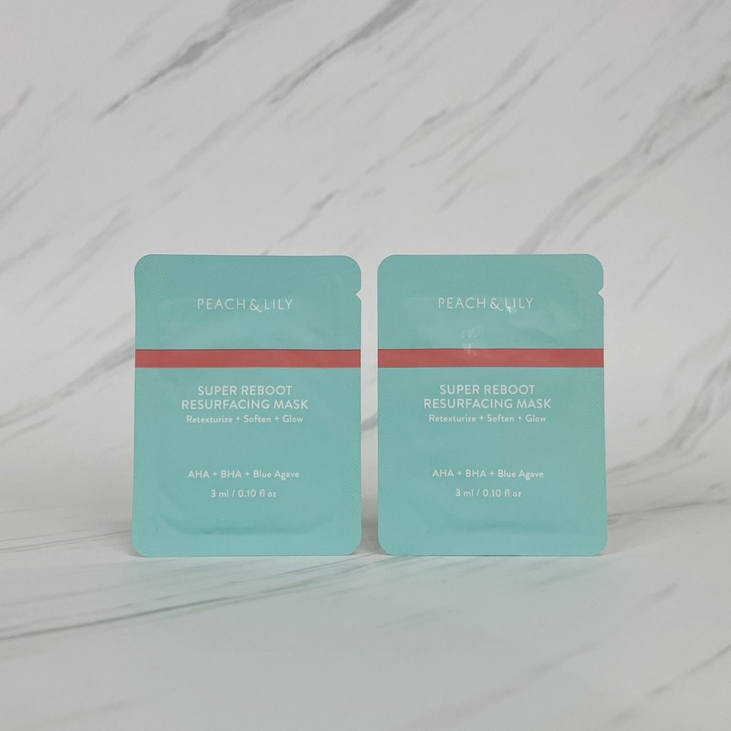 PEACH & LILY SUPER REBOOT RESURFACING MASK sample