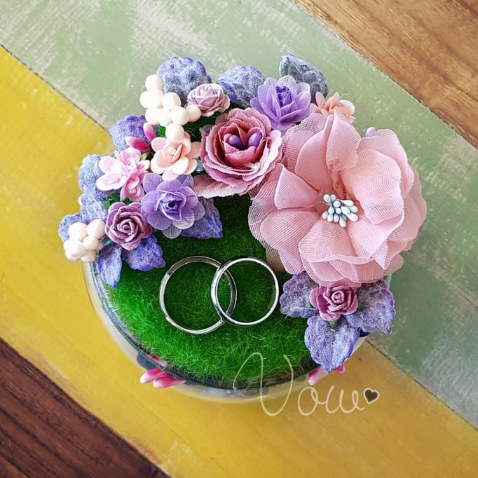 Tempat Cincin Kawin / Bunga S6471