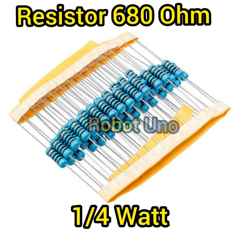 Resistor 680 Ohm 1/4 Watt