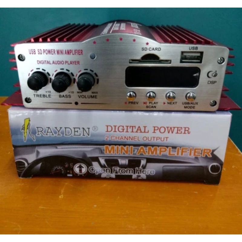 POWER DIGITAL AMPLIFIER RD-100 ( KUALITAS BAGUS)