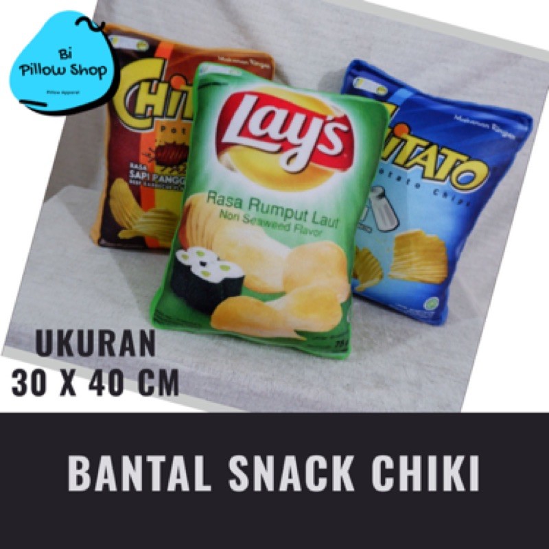 Bantal Snack Chiki Lucu