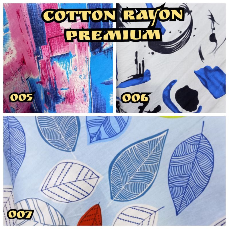 cotton rayon premium