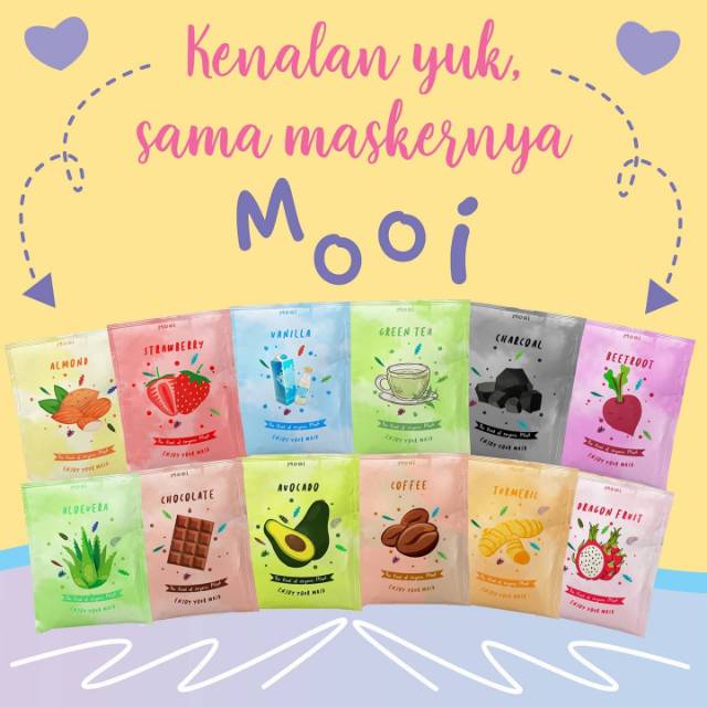 Mooi Masker Organik 100%