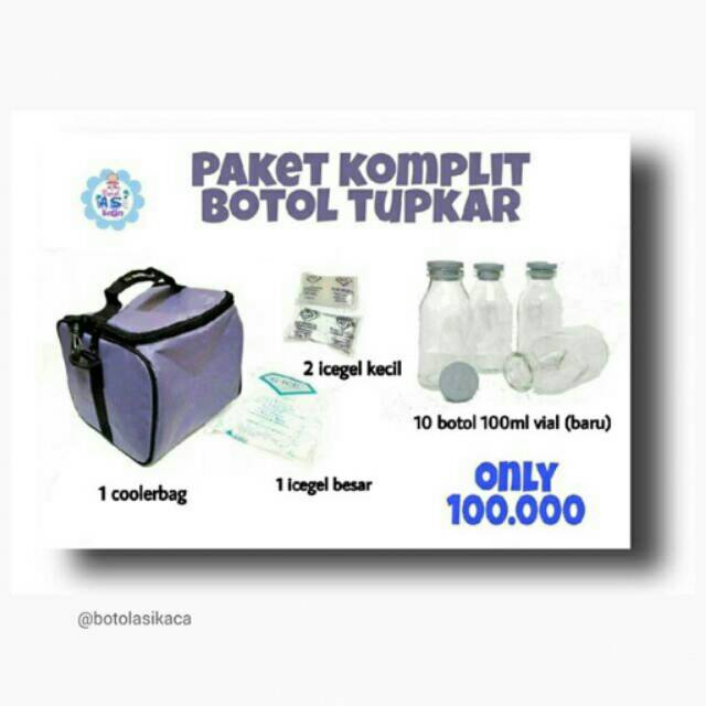 [READY] PAKET KOMPLIT COOLERBAG BOTOL TUPKAR