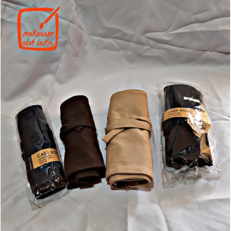 roll case pensil dan kuas
