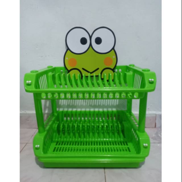 rak piring keropi