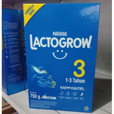 Lactogrow 3 Plain/Madu/Vanila 750g