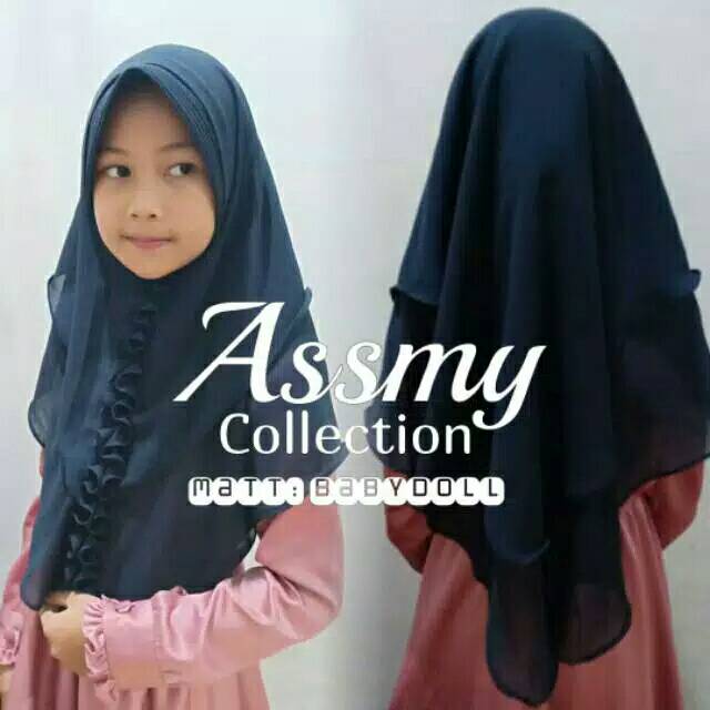 Jilbab Anak Khimar Dasi 2 Layer