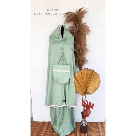 mukena rayon model antem