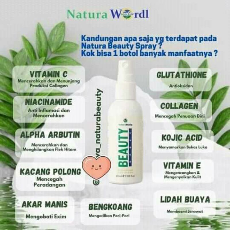 Natura Beauty Spray