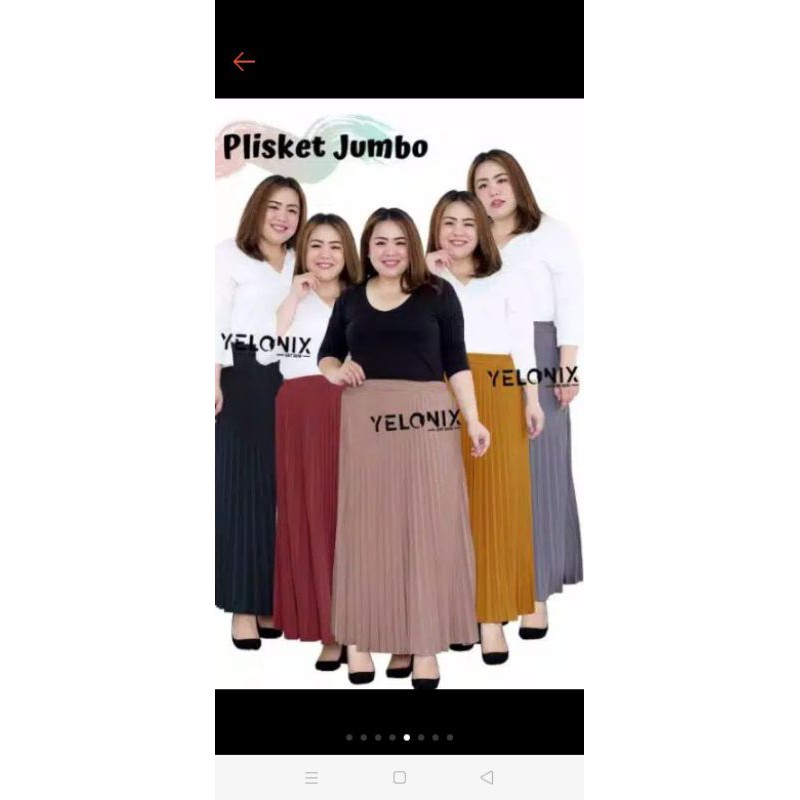 Rok plisket super jumbo 7L