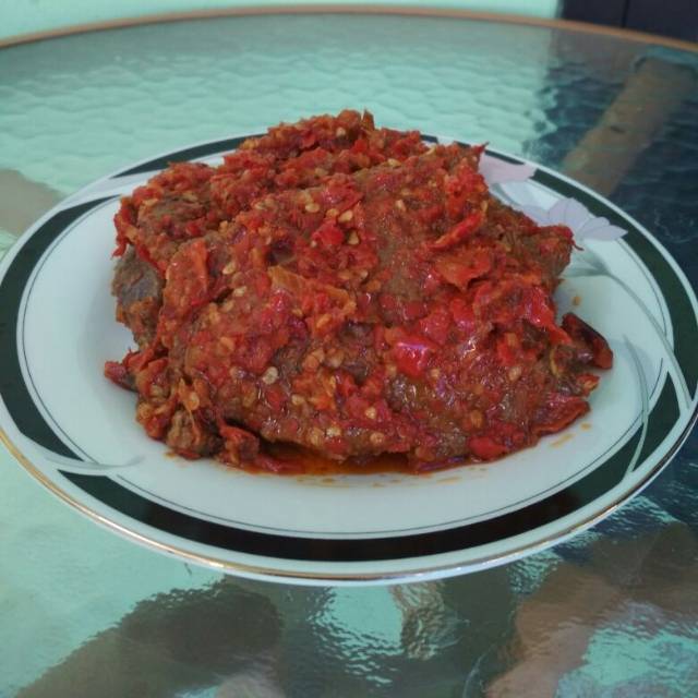 Dendeng balado basah 500 gram