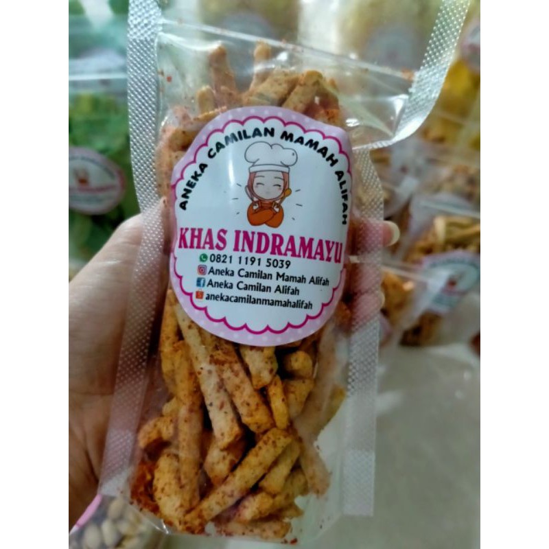 Basreng pedas daun jeruk