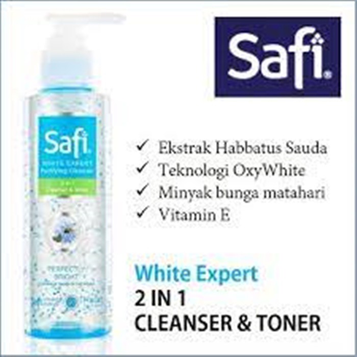 SAFI WHITE EXPERT 2IN1 CLEANSER+TONER