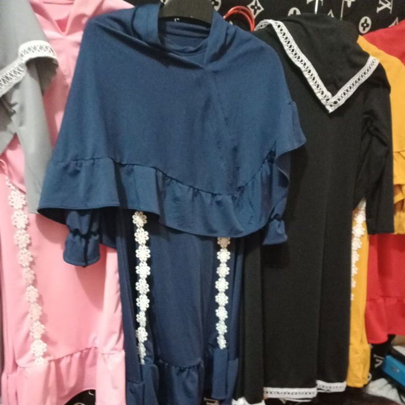 gamis jilbab anak