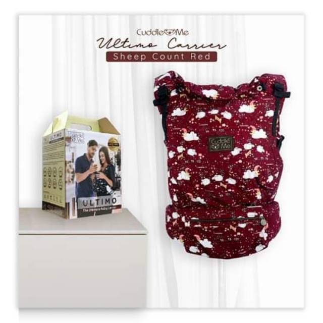 (Bisa Cod) Ultimo sheepcound red dan black / Hipseat Ultimo