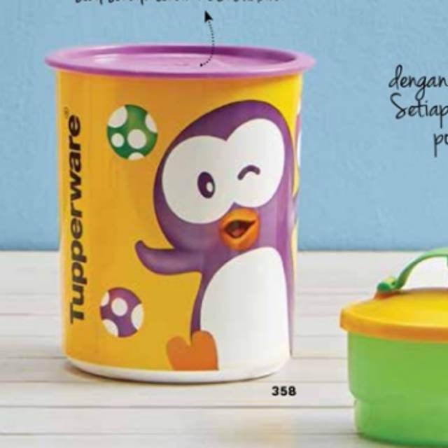 Ready stok ! Tupperware Play full canister