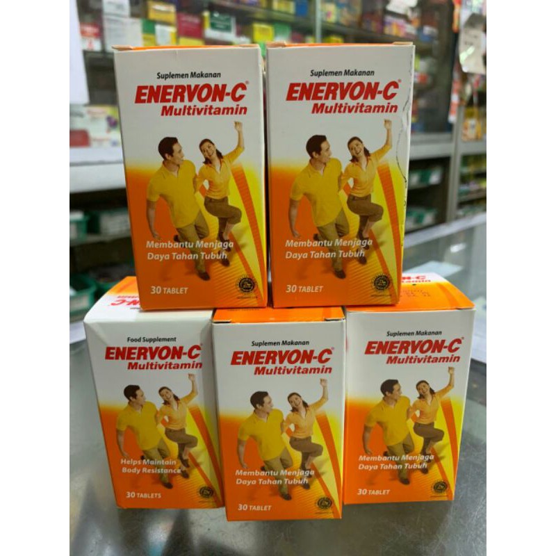 Enervon C isi 30 tablet/suplemen makanan