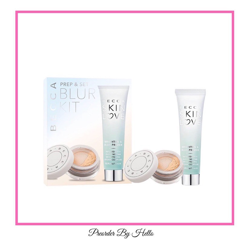BECCA COSMETICS PREP & SET BLUR KIT
