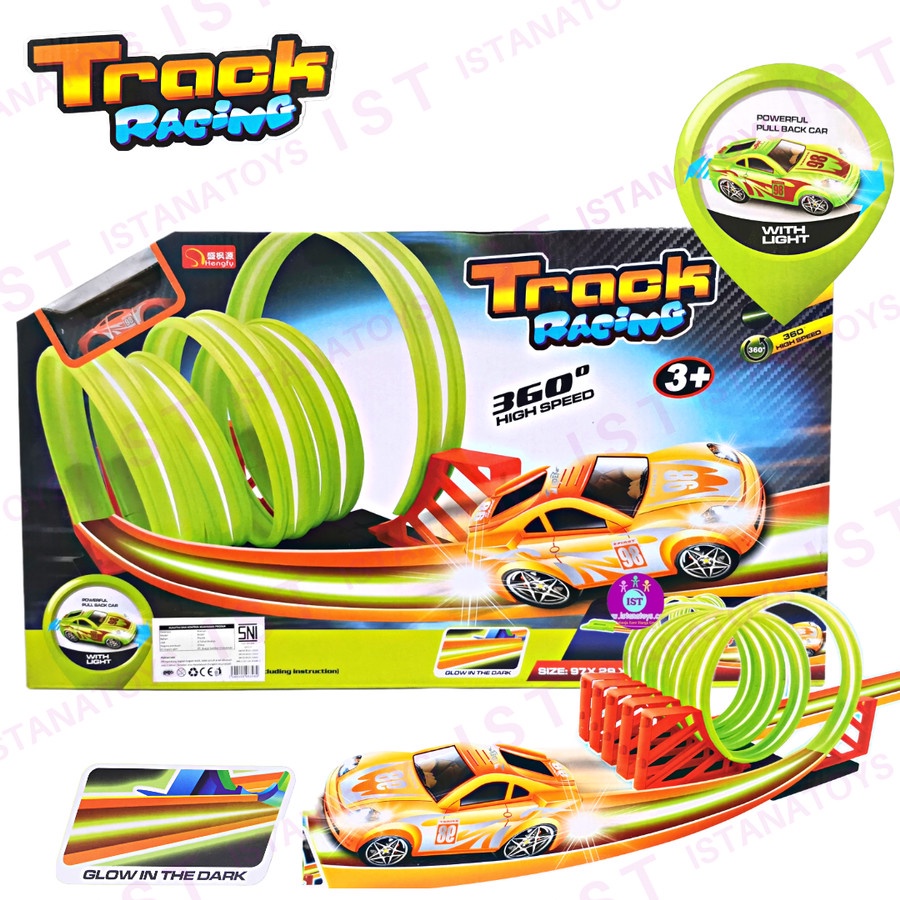 ID Mainan Track Racing 5 Loop High Speed No 910