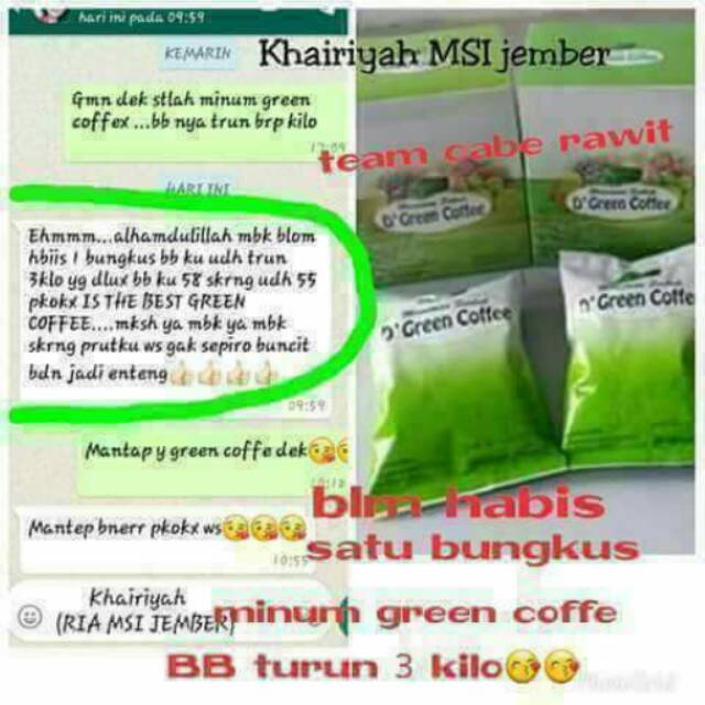 Green coffee plus pin plan A plus face mist