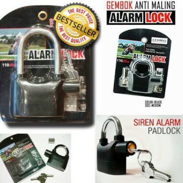 Gembok alarm kinbar