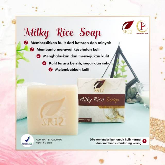 Milky rice soap sr12