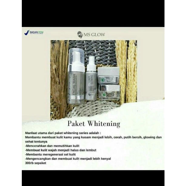 MSGLOW paket whitening