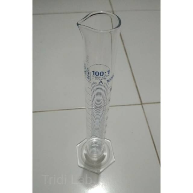 Duran measuring cylinder 100 ml class A