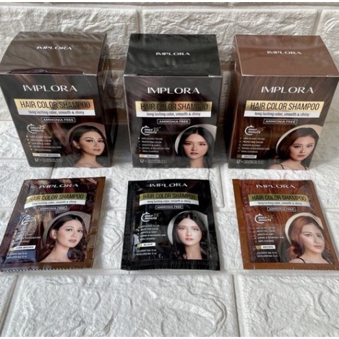 Implora Hair Color Shampoo Sachet