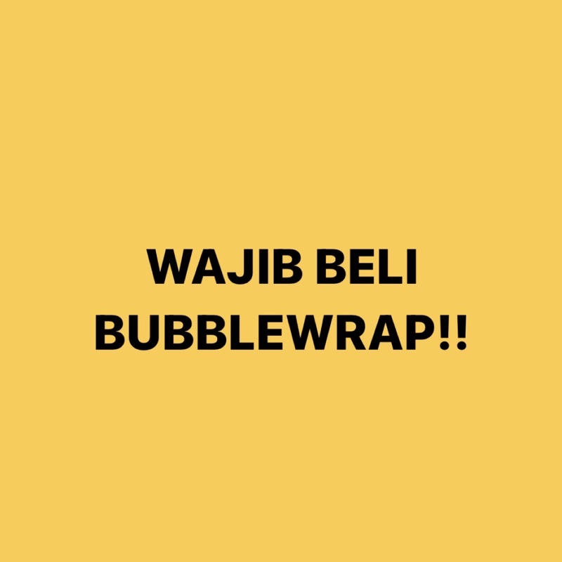 BUBBLE WRAP WAJIB BELI UNTUK PACKING