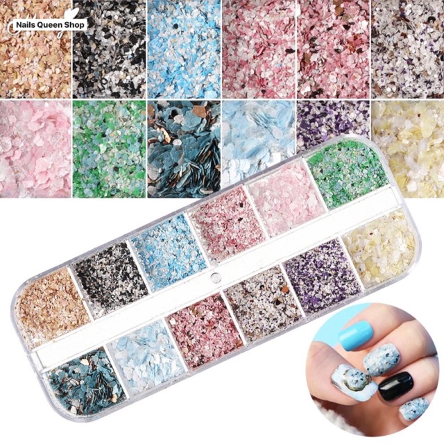 Crushed marble shell