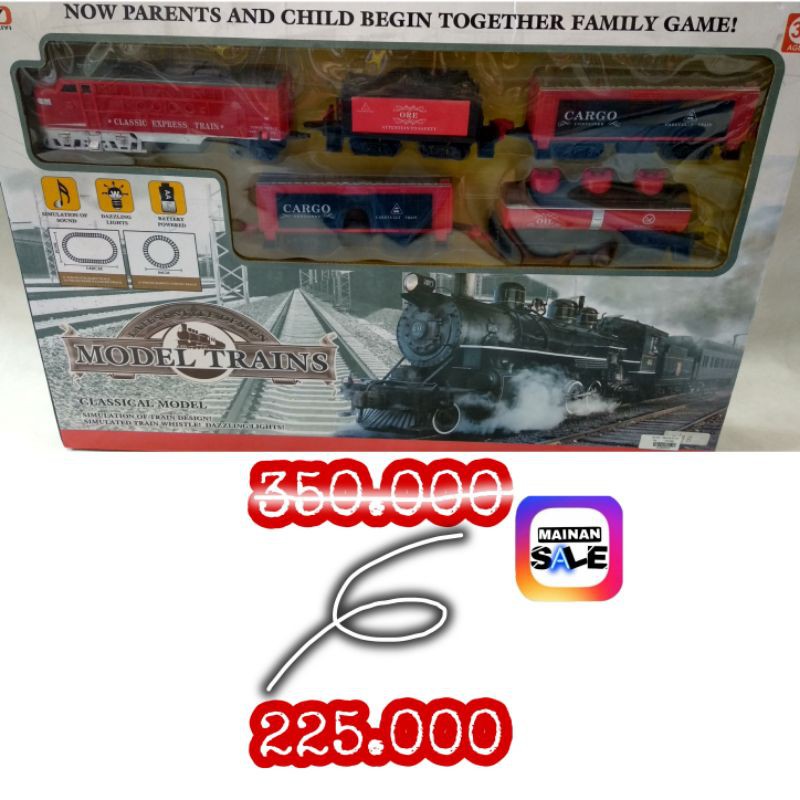 mainan kereta api berasap
