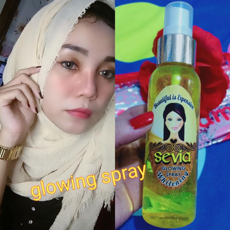 glowing spray