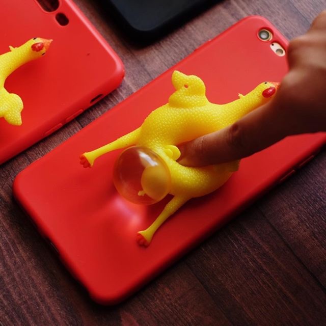 SQUISHY CHICKEN EGG CASE IPHONE 6 PLUS / 6+ / 7 / 8 SILICON