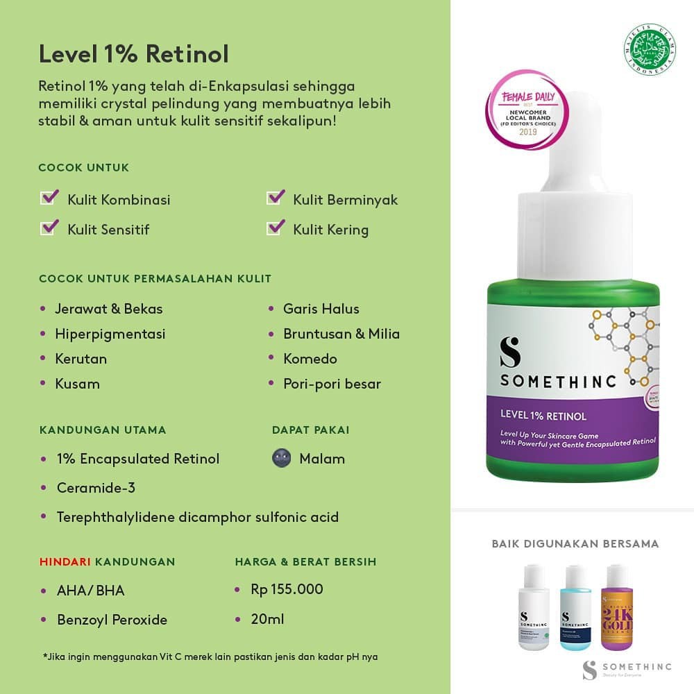 SOMETHINC LEVEL 1% Retinol 20ml
