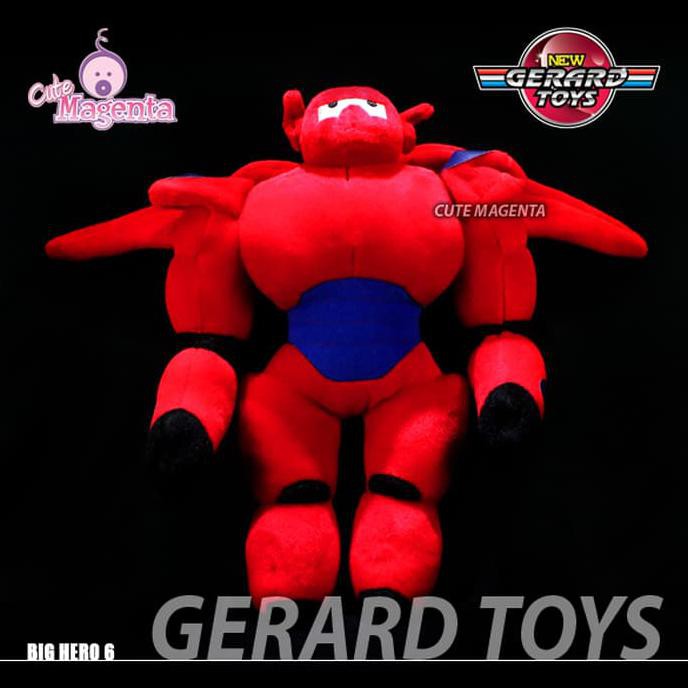 Boneka Baymax Merah (37Cm)